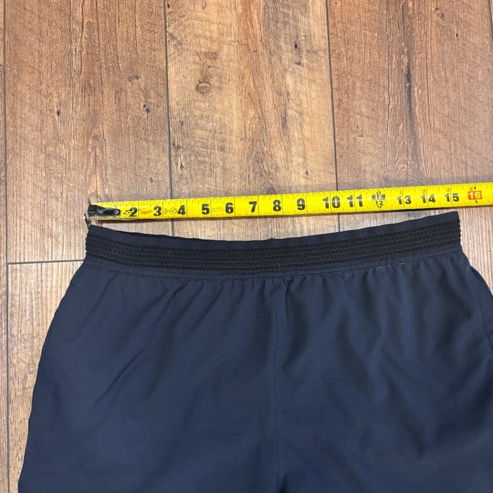 Fabletics Shorts Mens Large Navy Blue 6” Fundamental Liner Gym Performance - Picture 7 of 9